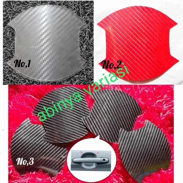 PELINDUNG GAGANG PINTU MOBIL ALL NEW INNOVA OUTER HANDLE STICKER 5D