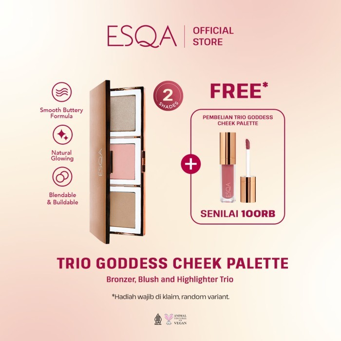 ESQA The Goddess Cheek Palette Aphrodite