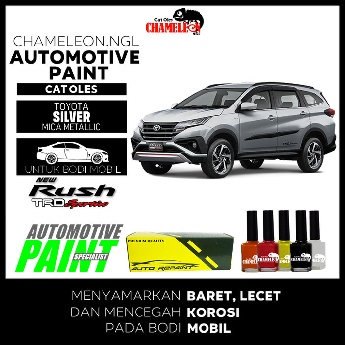 CAT OLES TOYOTA NEW RUSH TRD SILVER MICA METALLIC AUTOMOTIVE PAINT CHAMELEON NGL