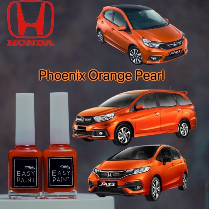CAT OLES PHOENIX ORANGE PEARL HONDA BRIO MOBILIO JAZZ OREN METALIK