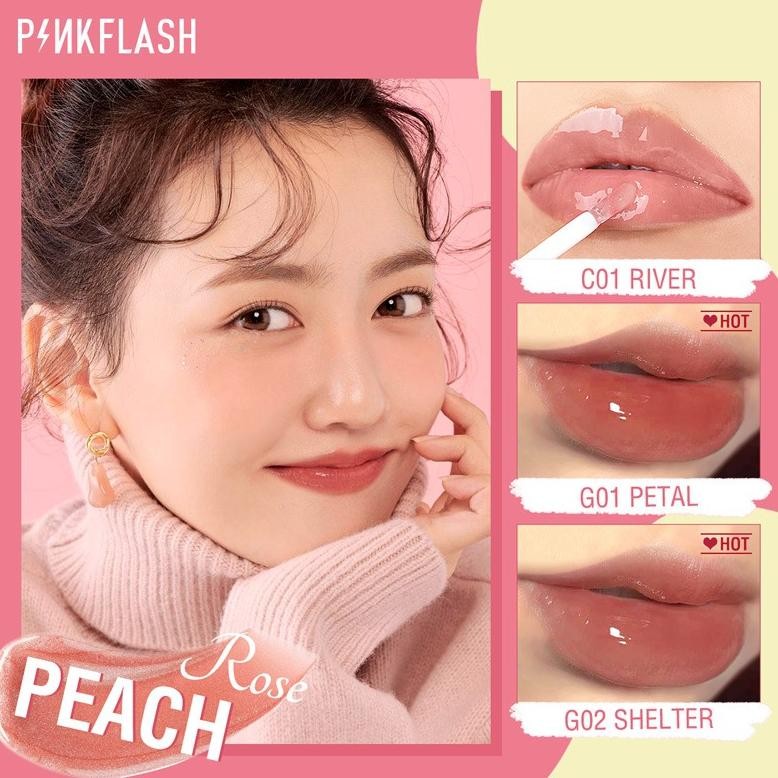 Or42 Pinkflash Ohmygloss  Lip Gloss High Moisturising Plumpmax Shimmer  G03 1Piece