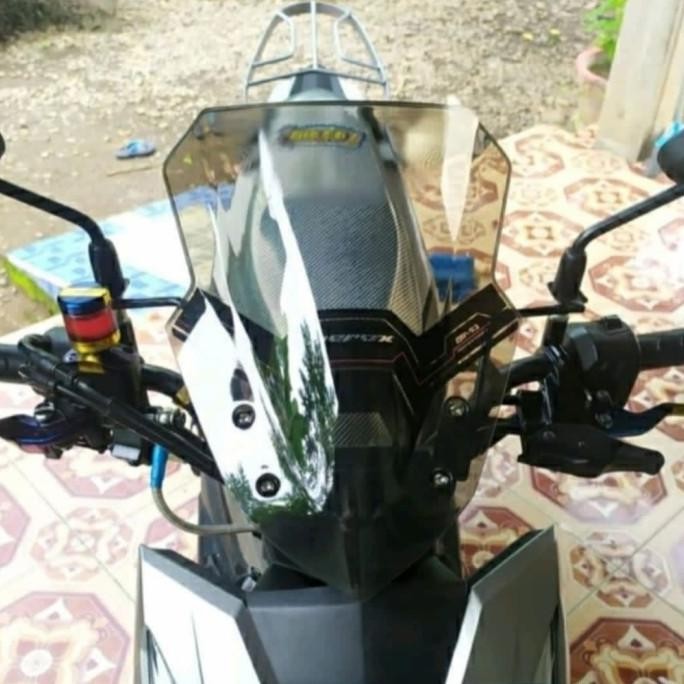 TERBARU - Visor Windshield Beat Street Fi 2016 2017 2018 2019 2020 2021 Tinggi W