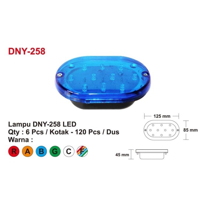 LAMPU BAK LED DNY-258 / DNY 258 / DNY258 UNIVERSAL