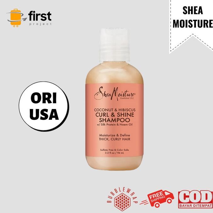 Shea Moisture Coconut & Hibiscus Curl & Shine Shampoo Shampo
