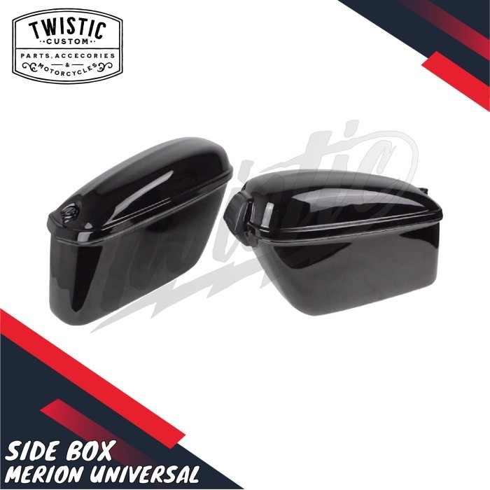 SIDE BOX SIDE BAG TAS SAMPING PANNIER MERION TOURING EDITION MOTOR UNIVERSAL CUSTOM
