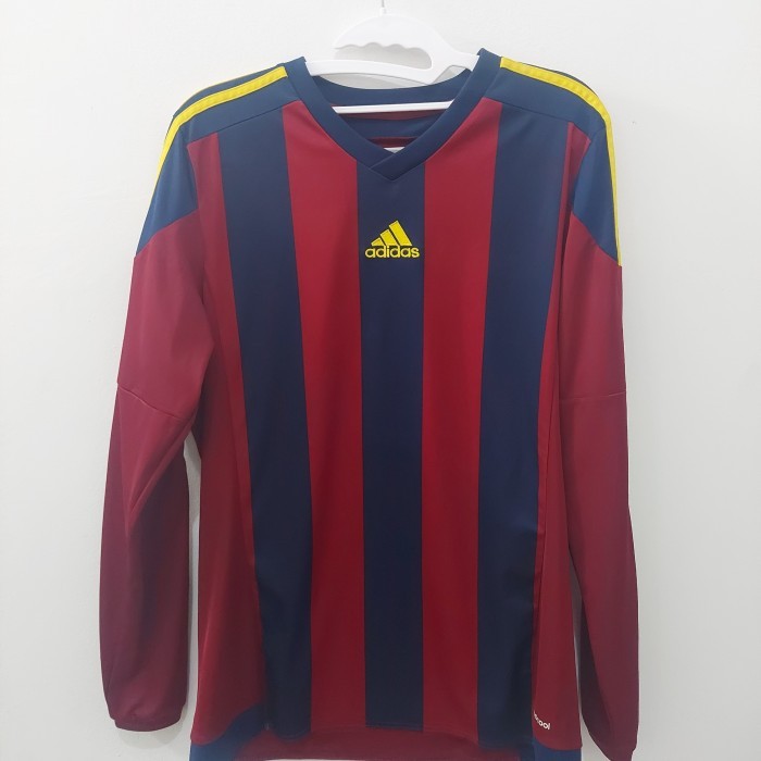 JERSEY ADIDAS TEMPLATE MERAH BIRU SIZE 105 FIT TO M