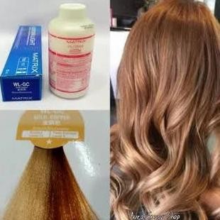 BEBAS ONGKIR - matrix wonderlight gold copper + oxidant wl GC wonder light cat rambut