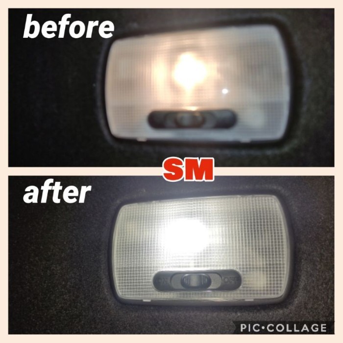 LED PLAFON HONDA BRIO MOBILIO BRV SUPER BRIGHT LAMPU INTERIOR LED