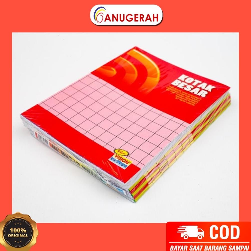 

Promo Vision Buku Kotak Besar (Pack)