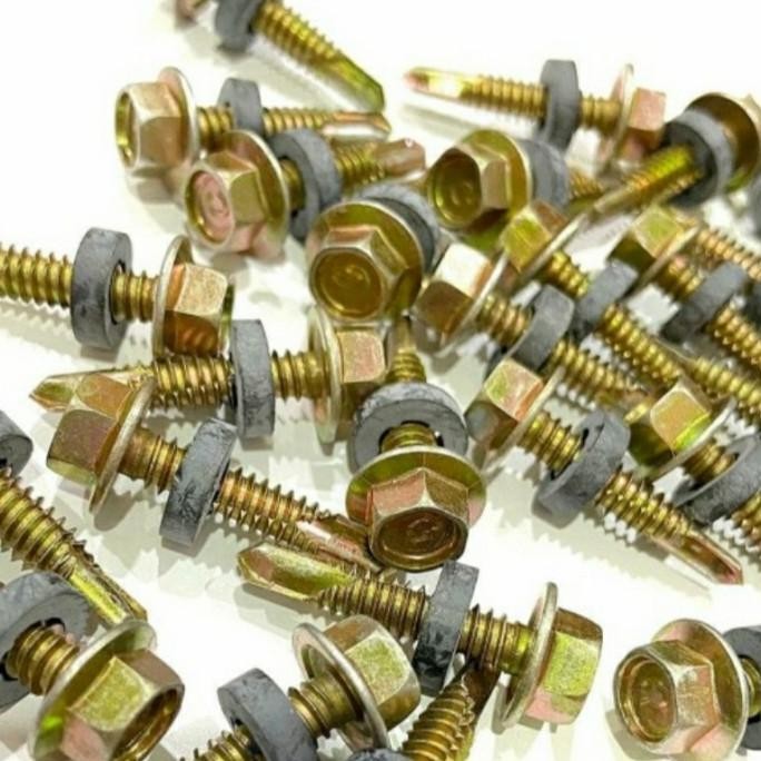 baut roofing 1" inch inchi 2.5cm 3cm merk zolo kualitas bagus 1 dus 