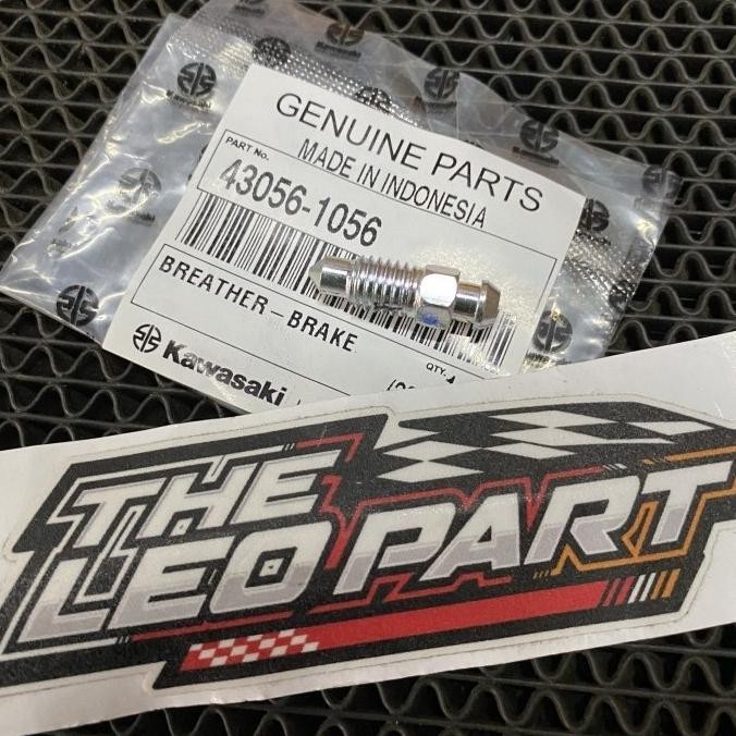 baut nepel pembuangan angin kaliper ninja 150 r rr ss original kawasak !!