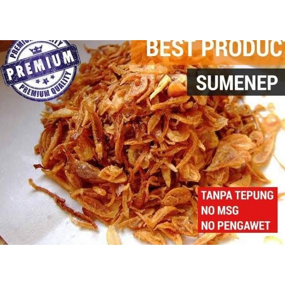 

1 Kg Bawang Goreng Brebes Tanpa Tepung 1Kg Bawang Merah Goreng