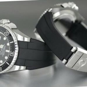 tali - strap rubber/tali karet/rolex deep sea+buckle 21 mm