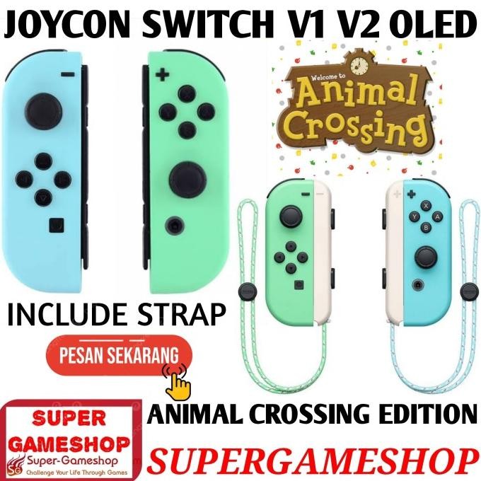 Switch - Joycon Animal Crossing Switch V1 V2 Switch Oled Joycon Animal Crossing