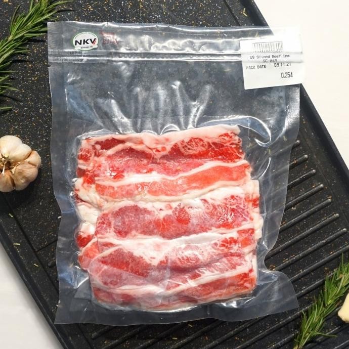 

Thin Us Sliced Beef 1Mm / Us Shortplate Shabu Beef Slice 250Gr 1Mm Makasihlohya