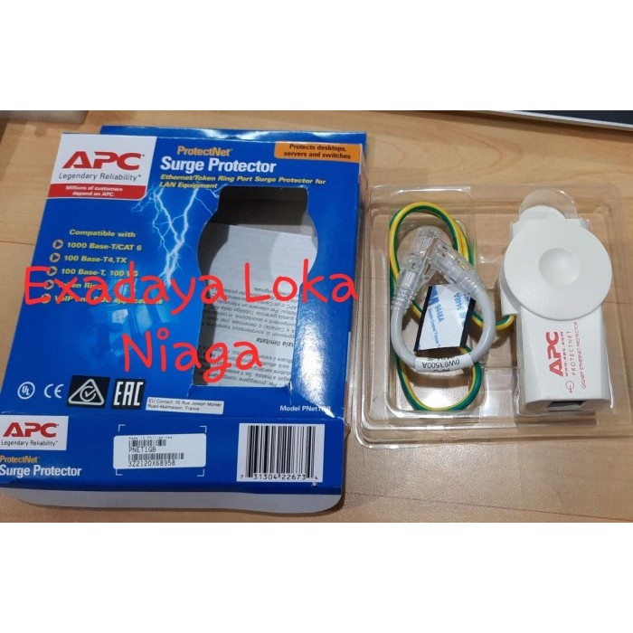 APC Surge Protector LAN RJ45 Utp Cat5 / Cat6 PNET1GB