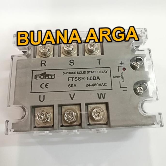 

SOLID STATE RELAY 3 PHASE FTSSR-60DA 4-32VDC 60A MERK FORT