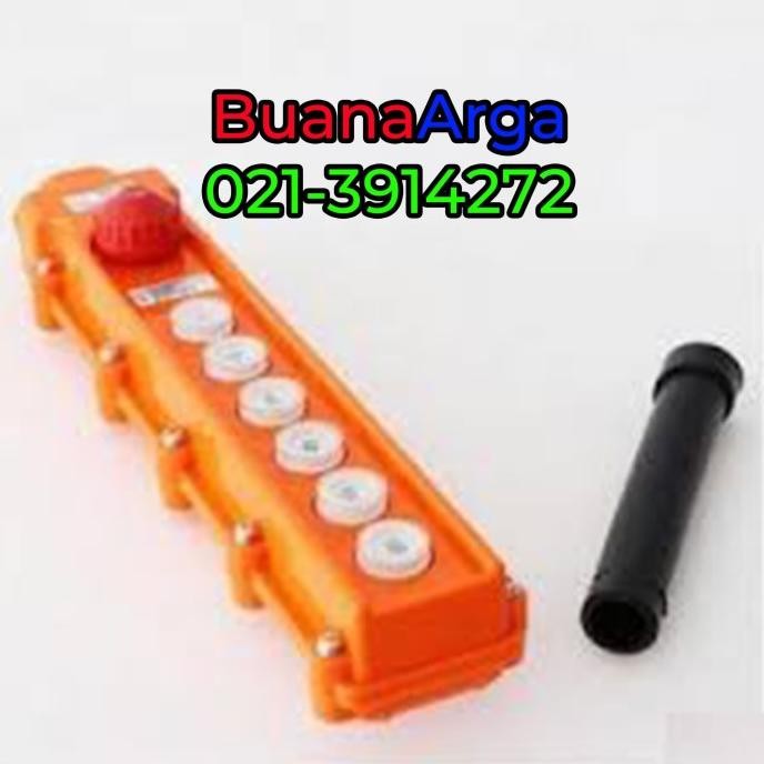 

Hoist Push Button COB-63P With Emergency Stop Model 6 Tombol | 5A