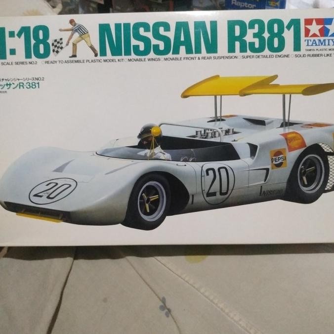 Tersedia Nissan R381 Tamiya Vintage Car 1/18 Model Kit