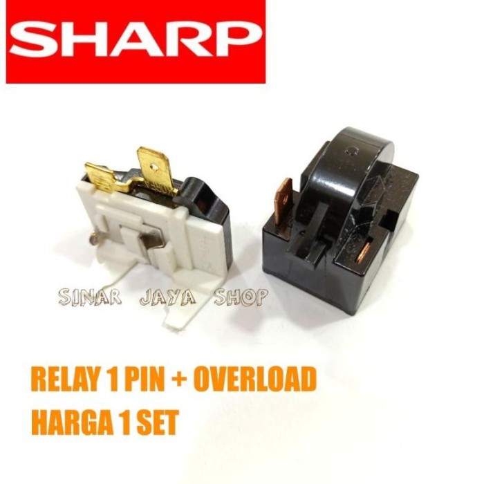 RELAY OVERLOAD KULKAS SHARP 1 PINTU