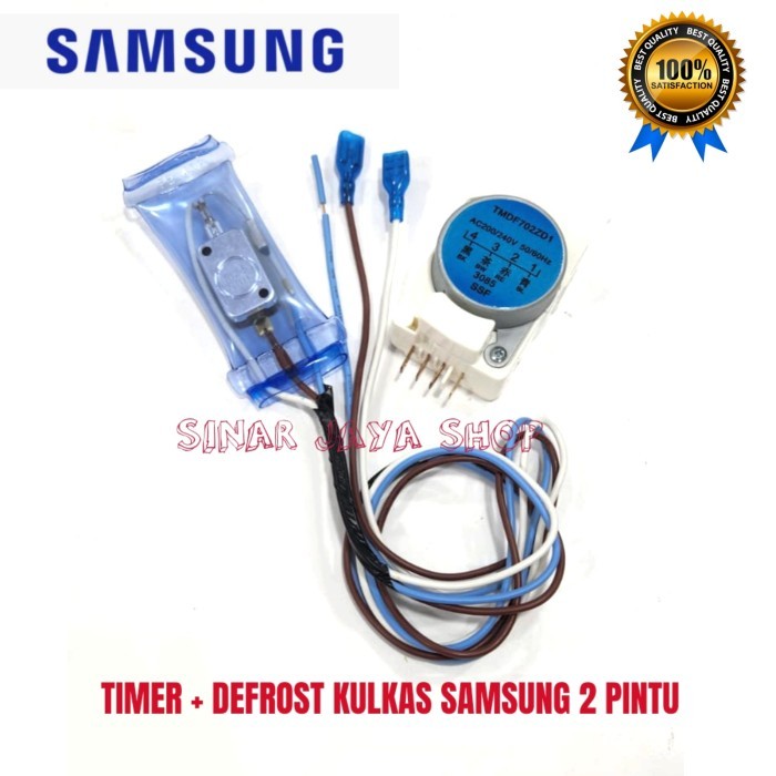 TIMER DEFROST BIMETAL KULKAS SAMSUNG 2 PINTU 1 SET