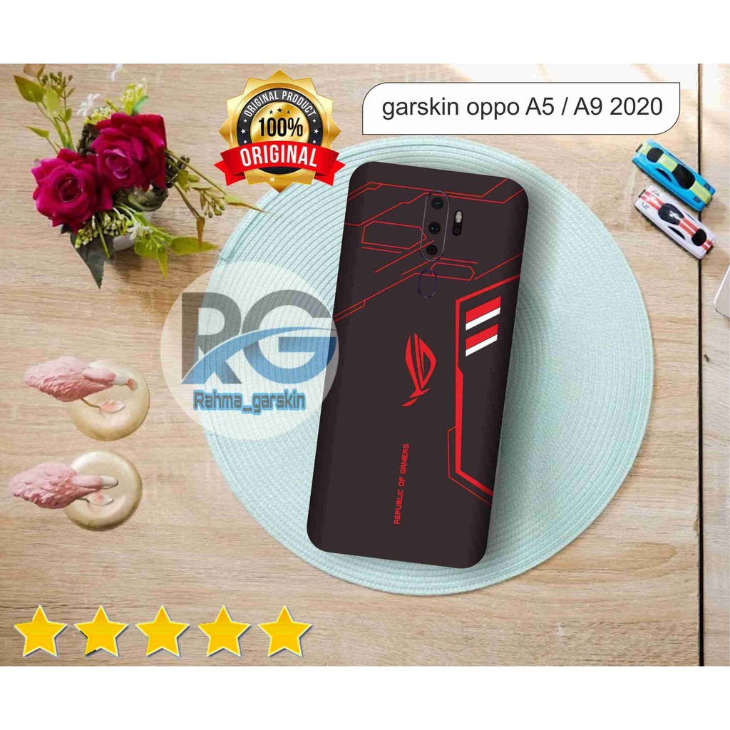 

BestSelling - Oppo A5a9 2020 Motif Rog Black Top Via Chat Garskin Wrap Stiker Premium (FreeCustomOrder)