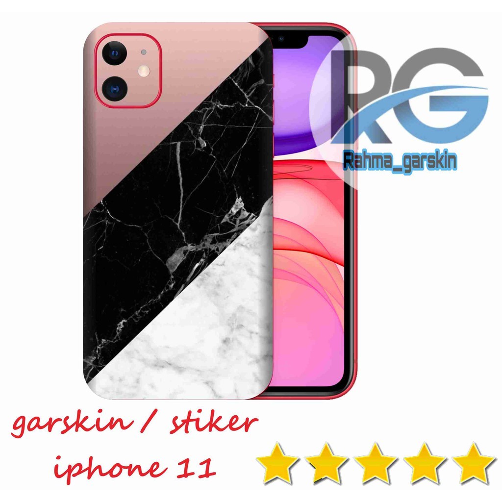 

BestSelling - Iphone 11 Motif Marble Combinasi Garskin Wrap Stiker Premium (FreeCustomOrder)