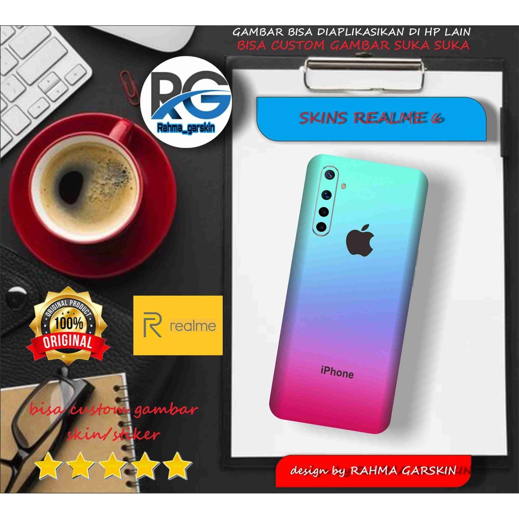 

BestSelling - Realme 6 Garskin Wrap Stiker Premium (FreeCustomOrder)