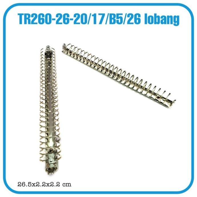 

TERLARIS - SOS Mekanik Binder/Ring Binder TR260-26-20/17/B5/26 lubang