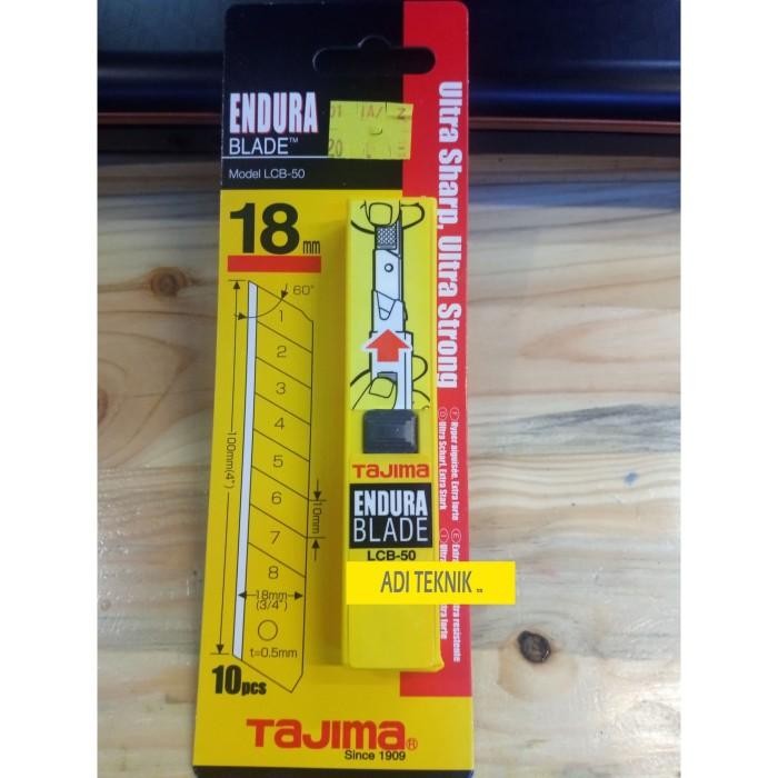 

Refill Cutter Endura 18 Mm Lcb50 Tajima Isi Mata Pisau Lcb-50