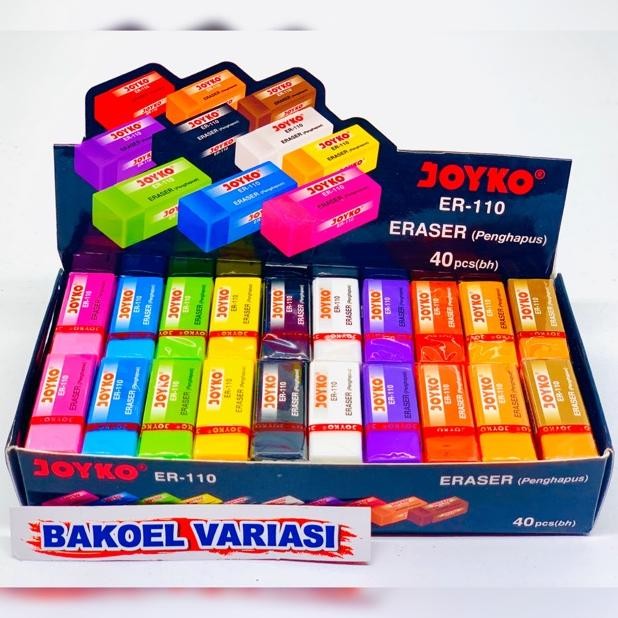 

(1Biji) Penghapus Joyko Pelangi Panjang Er-110 .40Pcs [Terlaris] [Terbaik} [Best Seller]