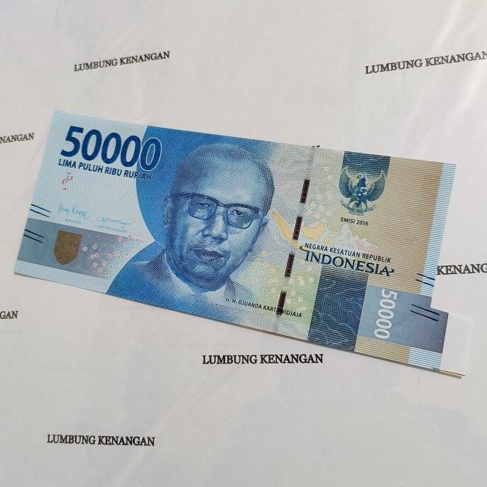 TERMURAH - uang unik salah cetak, salah potong, uang error