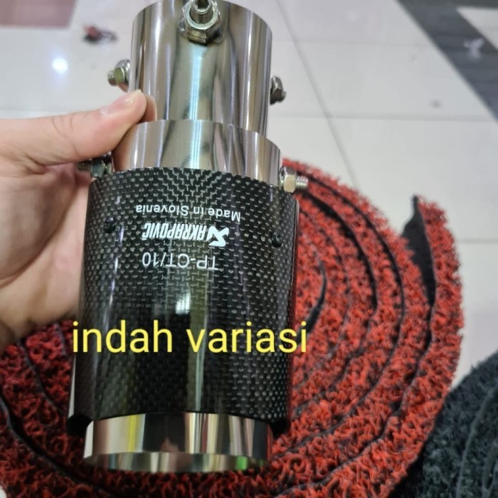 BUNTUT KNALPOT MUFFLER CARBON HONDA HRV MADE IN SLOVENIA