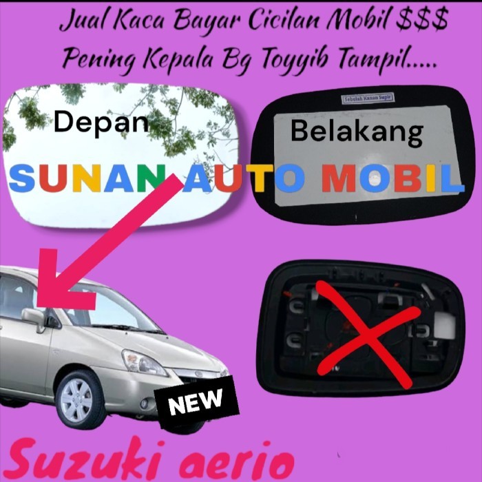 kaca spion suzuki new baleno next G/suzuki aerio 2003 2004 2005 2006 2007 suzuki aerio kaca spion