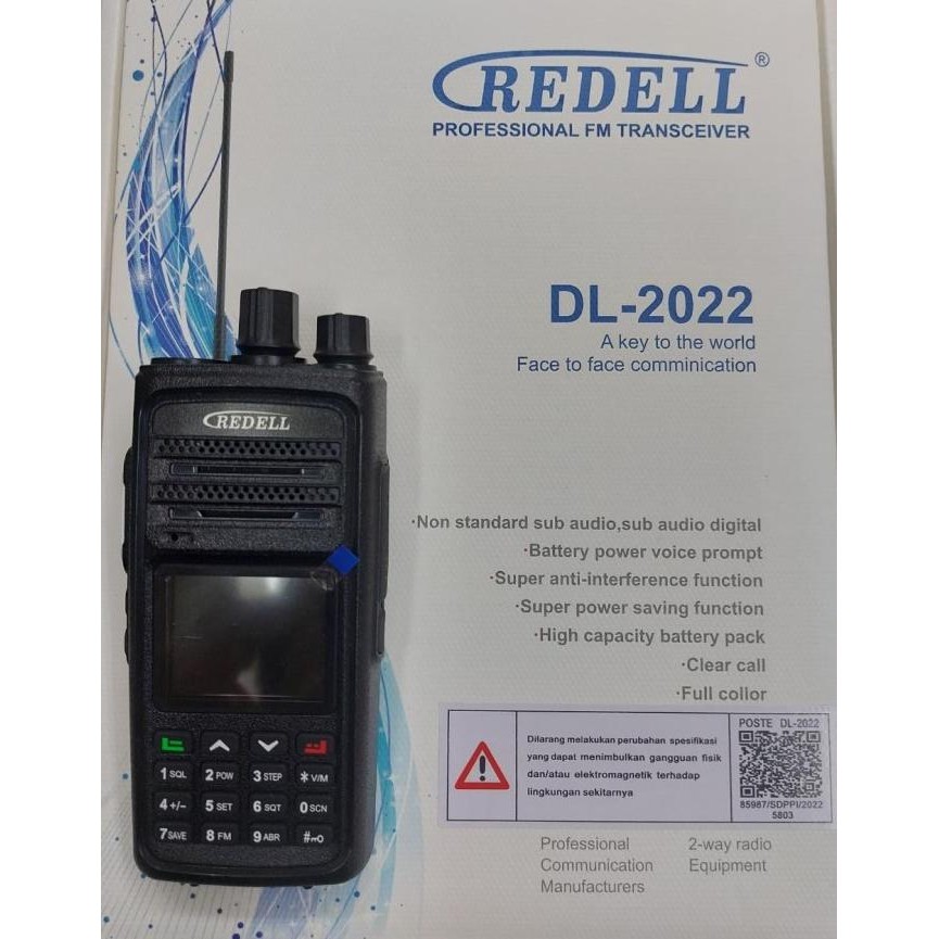 HT HANDY TALKIE REDELL DL-2022 TRI BAND