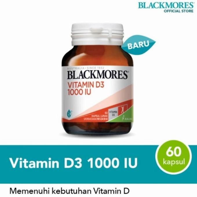 JUAL Blackmores Vitamin D3 1000 IU Isi 60 / Blackmores Vitamin D