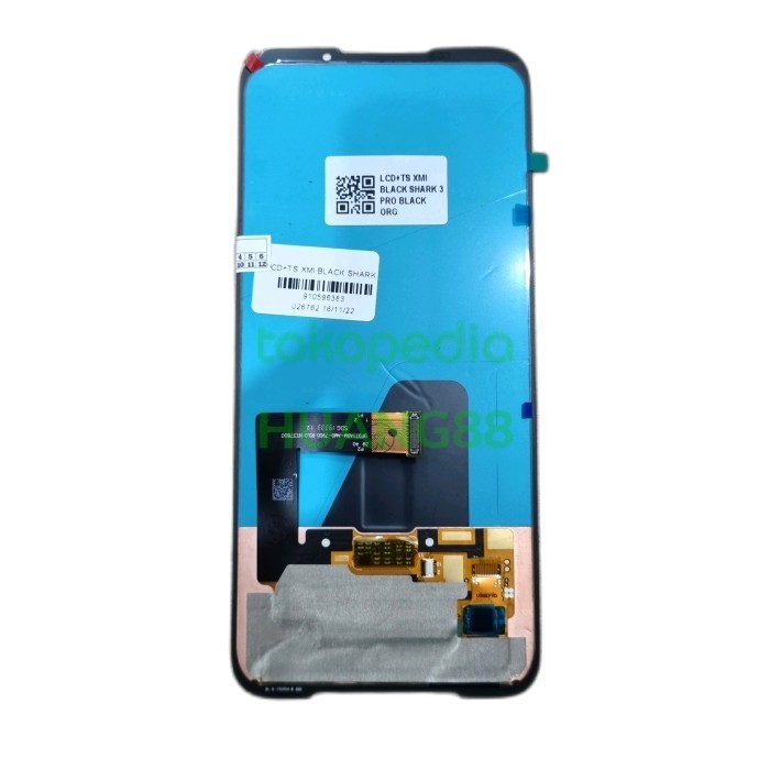 LCD XIAOMI BLACK SHARK 3 PRO ORIGINAL ( ON FINGER )