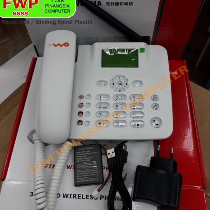 Telepon GSM FWP ETS6688 Telepon Rumah Fixed Wireless Phone