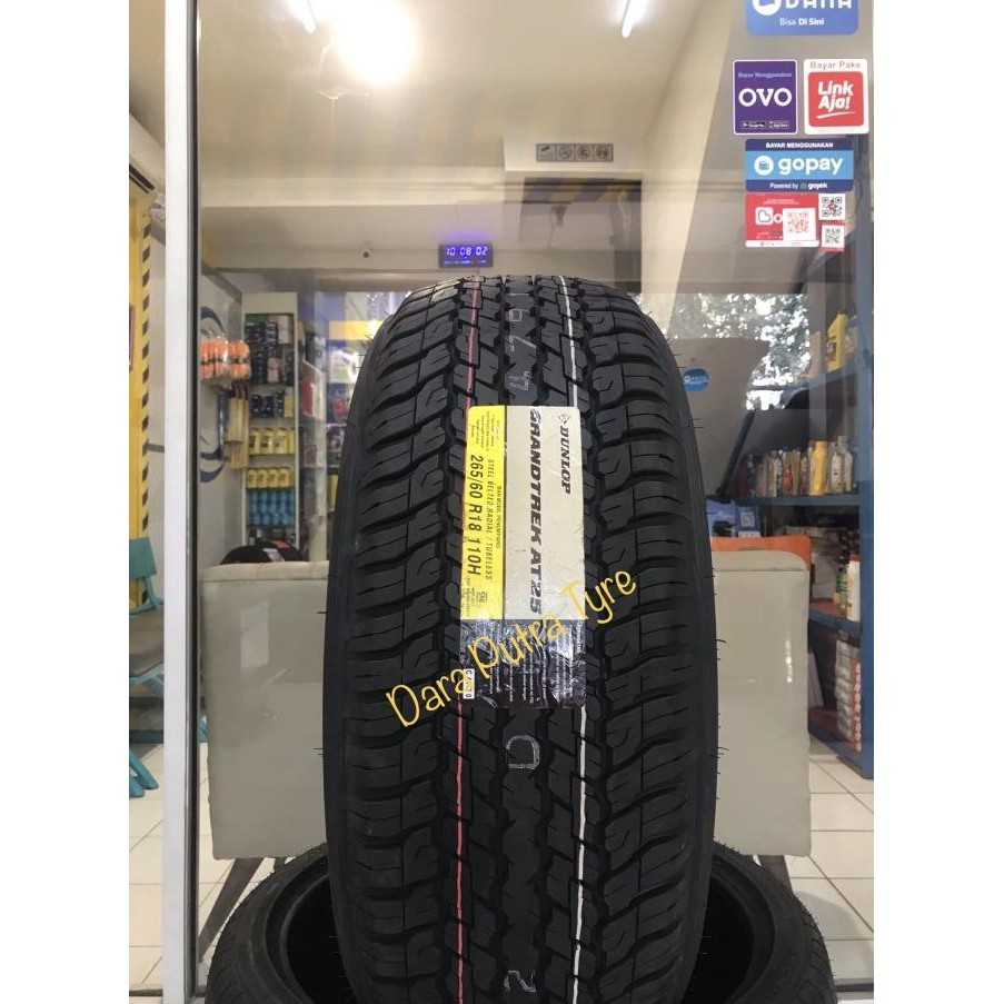 Ban 265/60 R18 Dunlop Grandtrek At25 265 60 18 (Pajero & Fortuner) Asli