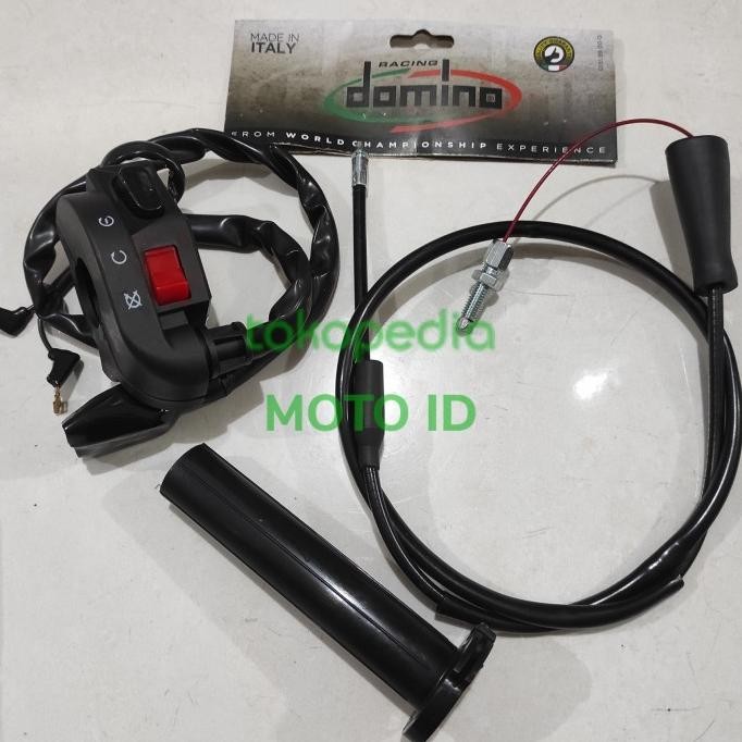 Original Gas Spontan Domino 1 Kabel KSR plus Saklar KLX CRF not KTC Universal