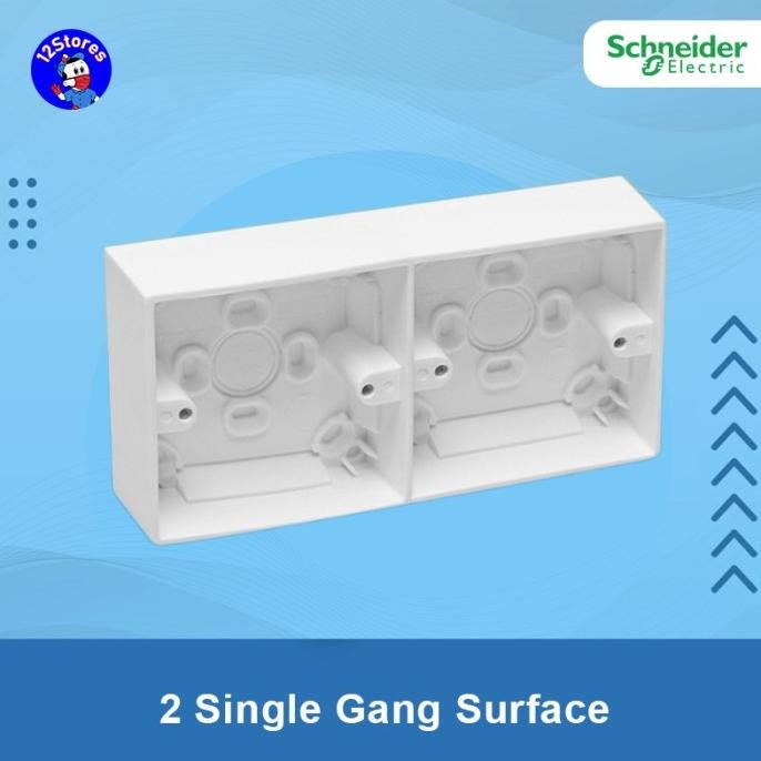 sale schneider outbowdus 2 gang saklar stop kontak - e238_2