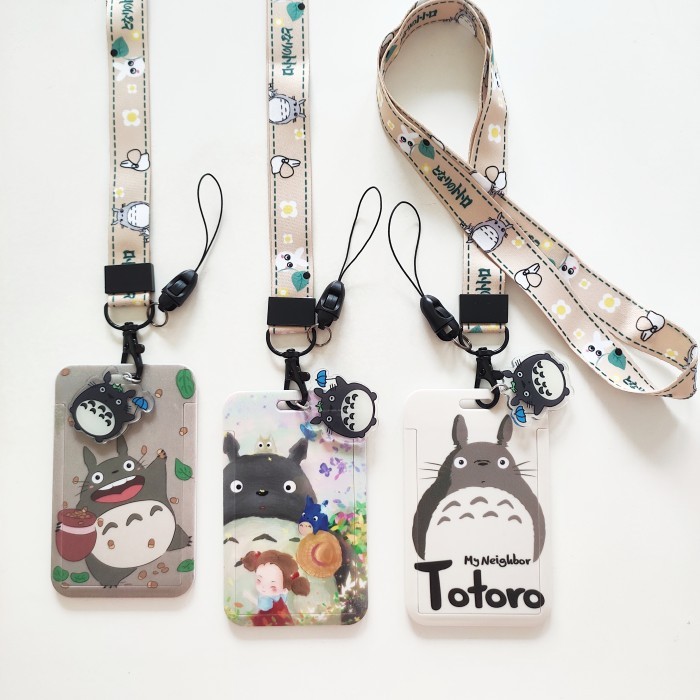 

Sale Id Card Holder Name Tag Lanyard / Kalung Kartu Totoro Studio Ghibli 2