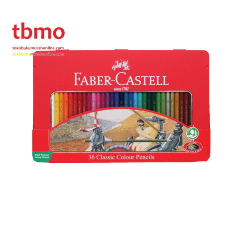 

TBMO PENSIL WARNA TIN CASE SET 36L FABER-CASTEL 115846