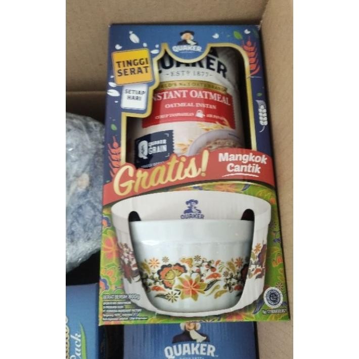 

Quaker Oatmeal 800 Gram Free Mangkok C