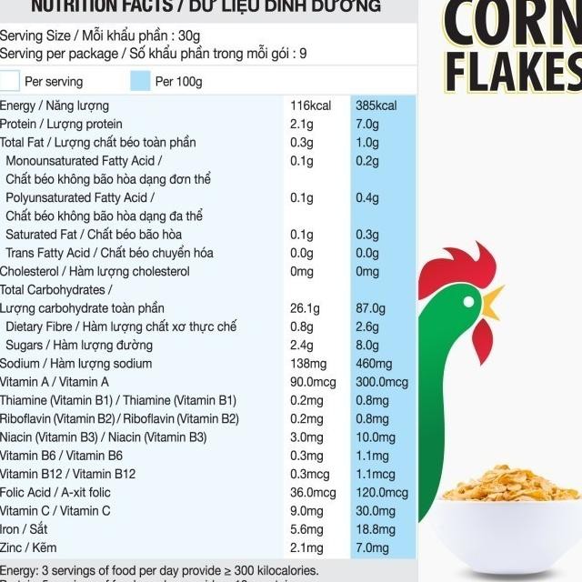 

[Carton Deals] Kelloggs Corn Flakes Sereal 275G X 18Pcs