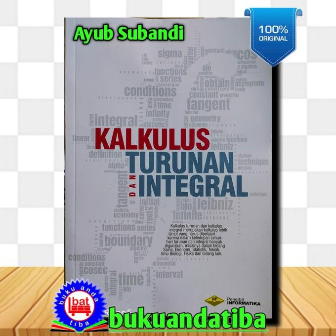 

Sale! KALKULUS TURUNAN DAN INTEGRAL - AYUB SUBANDI