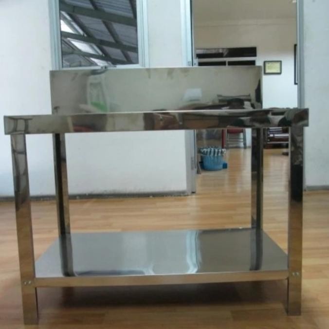 MEJA DAPUR STAINLESS STEEL BEKAS 1712T