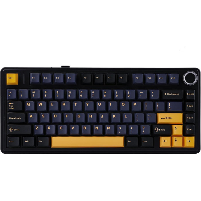 AULA F75 PBT Wireless Gasket Hotswap 75% Mechanical Keyboard with Knob