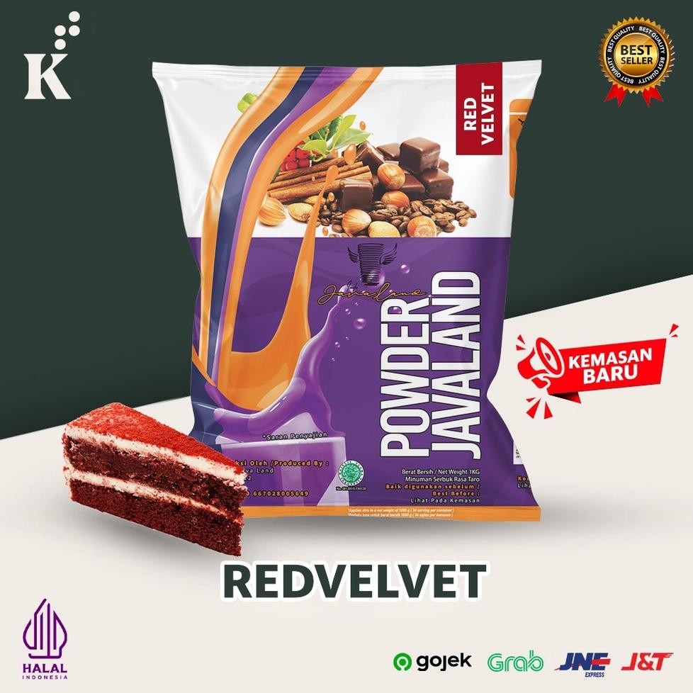 

Powder Red Veet Bubuk Numan Bubble Drink Javaland 1 Kg