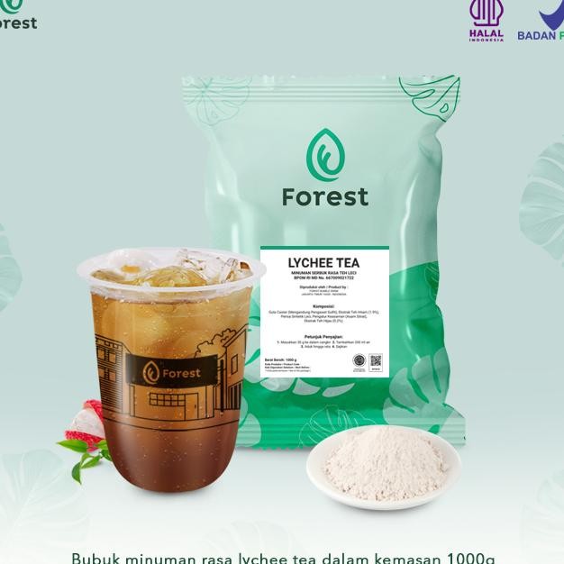 

Bubuk Numan Teh Lychee Tea Powder 1000 Gr - Forest